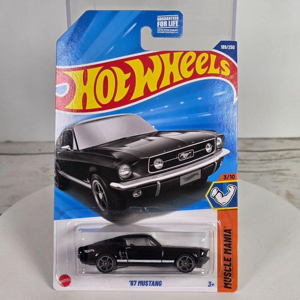 Hot Wheels ’67 Mustang Die-Cast Model Car 3+ Sealed Collectible 189/250 Limited